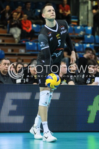  12.04.2017 RZESZOW<br />SIATKOWKA PLUSLIGA 2016/2017 MEN VOLLEYBALL POLAND POLISH PLUS LIGA LEAGUE SEASON 2016/2017<br />POLFINAL - SEMIFINAL - 2. MECZ<br />MECZ ASSECO RESOVIA RZESZOW - PGE SKRA BELCHATOW<br />N/Z BARTOSZ KUREK SYLWETKA <br /> 