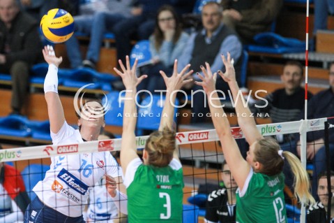  13.04.2017 RZESZOW<br />SIATKOWKA ORLEN LIGA 2016/2017 WOMEN VOLLEYBALL POLAND POLISH ORLENLIGA LEAGUE SEASON 2016/2017<br />MECZ O 3. MIEJSCE - I MECZ<br />MECZ DEVELOPRES SKYRES RZESZOW - IMPEL WROCLAW <br />N/Z KLAUDIA KACZOROWSKA <br /> 
