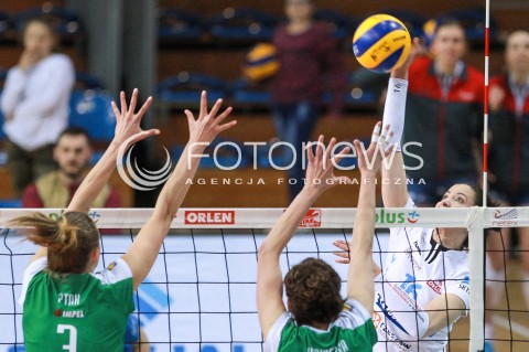  13.04.2017 RZESZOW<br />SIATKOWKA ORLEN LIGA 2016/2017 WOMEN VOLLEYBALL POLAND POLISH ORLENLIGA LEAGUE SEASON 2016/2017<br />MECZ O 3. MIEJSCE - I MECZ<br />MECZ DEVELOPRES SKYRES RZESZOW - IMPEL WROCLAW <br />N/Z KLAUDIA KACZOROWSKA <br /> 