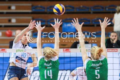  13.04.2017 RZESZOW<br />SIATKOWKA ORLEN LIGA 2016/2017 WOMEN VOLLEYBALL POLAND POLISH ORLENLIGA LEAGUE SEASON 2016/2017<br />MECZ O 3. MIEJSCE - I MECZ<br />MECZ DEVELOPRES SKYRES RZESZOW - IMPEL WROCLAW <br />N/Z ADELA HELIC <br /> 