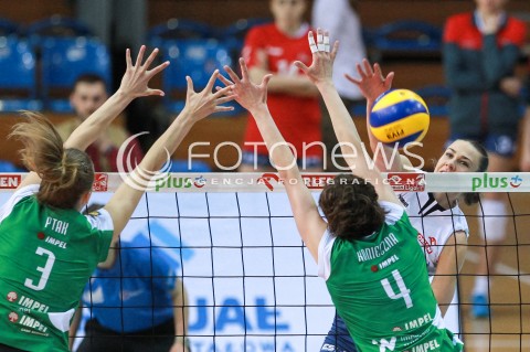  13.04.2017 RZESZOW<br />SIATKOWKA ORLEN LIGA 2016/2017 WOMEN VOLLEYBALL POLAND POLISH ORLENLIGA LEAGUE SEASON 2016/2017<br />MECZ O 3. MIEJSCE - I MECZ<br />MECZ DEVELOPRES SKYRES RZESZOW - IMPEL WROCLAW <br />N/Z KREMENA KAMENOVA <br /> 