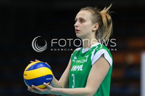  13.04.2017 RZESZOW<br />SIATKOWKA ORLEN LIGA 2016/2017 WOMEN VOLLEYBALL POLAND POLISH ORLENLIGA LEAGUE SEASON 2016/2017<br />MECZ O 3. MIEJSCE - I MECZ<br />MECZ DEVELOPRES SKYRES RZESZOW - IMPEL WROCLAW <br />N/Z MONIKA PTAK SYLWETKA <br /> 