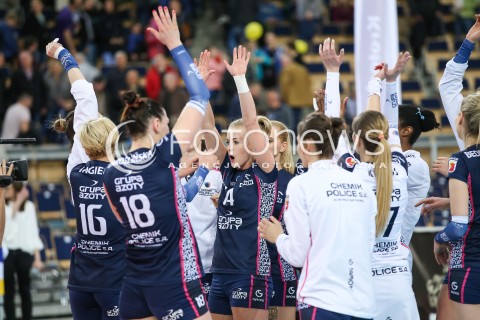  14.04.2017 LODZ SIATKOWKA ORLEN LIGA SEZON 2016/2017 <br />GROT BUDOWLANI LODZ - KPS CHEMIK POLICE <br />N/Z RADOSC EMOCJE WYGRANA JOANNA WOLOSZ<br /> 