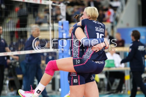  14.04.2017 LODZ SIATKOWKA ORLEN LIGA SEZON 2016/2017 <br />GROT BUDOWLANI LODZ - KPS CHEMIK POLICE <br />N/Z RADOSC EMOCJE WYGRANA ALEKSANDRA JAGIELO<br /> 