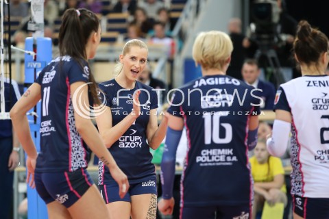  14.04.2017 LODZ SIATKOWKA ORLEN LIGA SEZON 2016/2017 <br />GROT BUDOWLANI LODZ - KPS CHEMIK POLICE <br />N/Z RADOSC EMOCJE WYGRANA JOANNA WERBLINSKA<br /> 