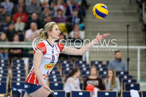  14.04.2017 LODZ SIATKOWKA ORLEN LIGA SEZON 2016/2017 <br />
GROT BUDOWLANI LODZ - KPS CHEMIK POLICE <br />
N/Z SYLWIA PYCIA SYLWETKA<br />
 