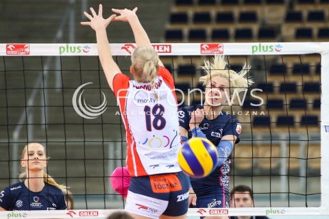  14.04.2017 LODZ SIATKOWKA ORLEN LIGA SEZON 2016/2017 <br />GROT BUDOWLANI LODZ - KPS CHEMIK POLICE <br />N/Z ALEKSANDRA JAGIELO<br /> 
