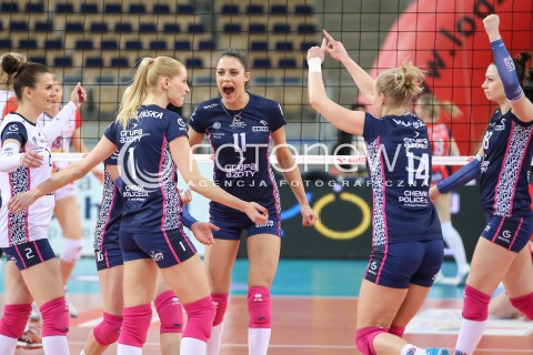  14.04.2017 LODZ SIATKOWKA ORLEN LIGA SEZON 2016/2017 <br />GROT BUDOWLANI LODZ - KPS CHEMIK POLICE <br />N/Z RADOSC EMOCJE WYGRANA STEFANA VELJKOVIC<br /> 