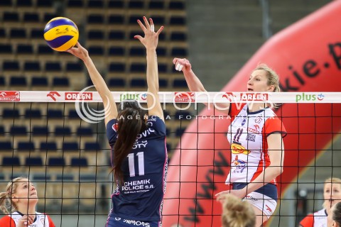  14.04.2017 LODZ SIATKOWKA ORLEN LIGA SEZON 2016/2017 <br />
GROT BUDOWLANI LODZ - KPS CHEMIK POLICE <br />
N/Z SYLWIA PYCIA<br />
 