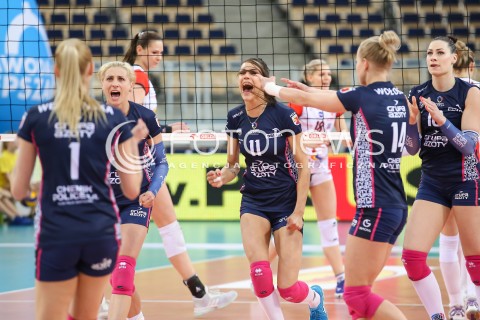  14.04.2017 LODZ SIATKOWKA ORLEN LIGA SEZON 2016/2017 <br />GROT BUDOWLANI LODZ - KPS CHEMIK POLICE <br />N/Z RADOSC EMOCJE WYGRANA STEFANA VELJKOVIC<br /> 