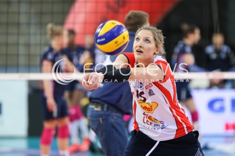  14.04.2017 LODZ SIATKOWKA ORLEN LIGA SEZON 2016/2017 <br />
GROT BUDOWLANI LODZ - KPS CHEMIK POLICE <br />
N/Z KAJA GROBELNA SYLWETKA<br />
 