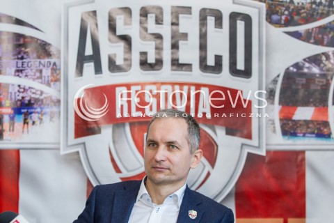  21.04.2017 RZESZOW <br />SIATKOWKA SEZON 2016/2017 MEN VOLLEYBALL <br />KONFERENCJA PRASOWA ASSECO RESOVII RZESZOW NA KTOREJ TRENER ANDRZEJ KOWAL POINFORMOWAL, ZE JEST TO JEGO OSTATNI SEZON W ROLI TRENERA <br />N/Z ANDRZEJ KOWAL<br /> 