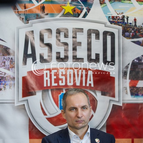  21.04.2017 RZESZOW <br />SIATKOWKA SEZON 2016/2017 MEN VOLLEYBALL <br />KONFERENCJA PRASOWA ASSECO RESOVII RZESZOW NA KTOREJ TRENER ANDRZEJ KOWAL POINFORMOWAL, ZE JEST TO JEGO OSTATNI SEZON W ROLI TRENERA <br />N/Z ANDRZEJ KOWAL<br /> 