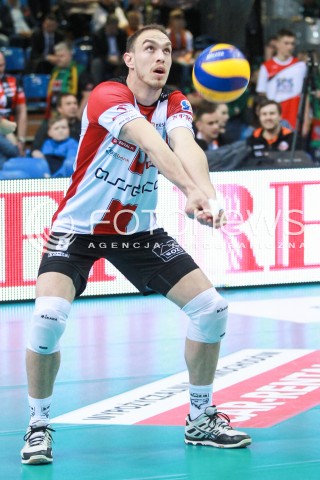  23.04.2017 RZESZOW<br />SIATKOWKA PLUSLIGA 2016/2017 MEN VOLLEYBALL POLAND POLISH PLUS LIGA LEAGUE SEASON 2016/2017 <br />MECZ  O 3. MIEJSCE - II MECZ<br />MECZ ASSECO RESOVIA RZESZOW - JASTRZEBSKI WEGIEL <br />N/Z MARKO IVOVIC SYLWETKA <br /> 