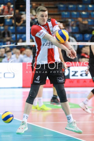  23.04.2017 RZESZOW<br />SIATKOWKA PLUSLIGA 2016/2017 MEN VOLLEYBALL POLAND POLISH PLUS LIGA LEAGUE SEASON 2016/2017 <br />MECZ  O 3. MIEJSCE - II MECZ<br />MECZ ASSECO RESOVIA RZESZOW - JASTRZEBSKI WEGIEL <br />N/Z JOHN GORDON PERRIN SYLWETKA <br /> 