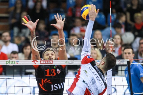  23.04.2017 RZESZOW<br />SIATKOWKA PLUSLIGA 2016/2017 MEN VOLLEYBALL POLAND POLISH PLUS LIGA LEAGUE SEASON 2016/2017 <br />MECZ  O 3. MIEJSCE - II MECZ<br />MECZ ASSECO RESOVIA RZESZOW - JASTRZEBSKI WEGIEL <br />N/Z SALVADOR HIDALGO OLIVA <br /> 