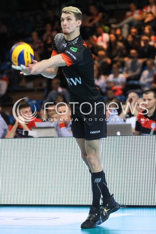  23.04.2017 RZESZOW<br />SIATKOWKA PLUSLIGA 2016/2017 MEN VOLLEYBALL POLAND POLISH PLUS LIGA LEAGUE SEASON 2016/2017 <br />MECZ  O 3. MIEJSCE - II MECZ<br />MECZ ASSECO RESOVIA RZESZOW - JASTRZEBSKI WEGIEL <br />N/Z MACIEJ MUZAJ SYLWETKA <br /> 