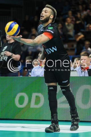  23.04.2017 RZESZOW<br />SIATKOWKA PLUSLIGA 2016/2017 MEN VOLLEYBALL POLAND POLISH PLUS LIGA LEAGUE SEASON 2016/2017 <br />MECZ  O 3. MIEJSCE - II MECZ<br />MECZ ASSECO RESOVIA RZESZOW - JASTRZEBSKI WEGIEL <br />N/Z SALVADOR HIDALGO OLIVA SYLWETKA <br /> 