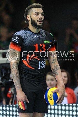  23.04.2017 RZESZOW<br />SIATKOWKA PLUSLIGA 2016/2017 MEN VOLLEYBALL POLAND POLISH PLUS LIGA LEAGUE SEASON 2016/2017 <br />MECZ  O 3. MIEJSCE - II MECZ<br />MECZ ASSECO RESOVIA RZESZOW - JASTRZEBSKI WEGIEL <br />N/Z SALVADOR HIDALGO OLIVA SYLWETKA <br /> 