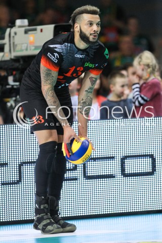  23.04.2017 RZESZOW<br />SIATKOWKA PLUSLIGA 2016/2017 MEN VOLLEYBALL POLAND POLISH PLUS LIGA LEAGUE SEASON 2016/2017 <br />MECZ  O 3. MIEJSCE - II MECZ<br />MECZ ASSECO RESOVIA RZESZOW - JASTRZEBSKI WEGIEL <br />N/Z SALVADOR HIDALGO OLIVA SYLWETKA <br /> 