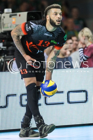  23.04.2017 RZESZOW<br />SIATKOWKA PLUSLIGA 2016/2017 MEN VOLLEYBALL POLAND POLISH PLUS LIGA LEAGUE SEASON 2016/2017 <br />MECZ  O 3. MIEJSCE - II MECZ<br />MECZ ASSECO RESOVIA RZESZOW - JASTRZEBSKI WEGIEL <br />N/Z SALVADOR HIDALGO OLIVA SYLWETKA <br /> 