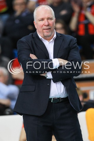  23.04.2017 RZESZOW<br />SIATKOWKA PLUSLIGA 2016/2017 MEN VOLLEYBALL POLAND POLISH PLUS LIGA LEAGUE SEASON 2016/2017 <br />MECZ  O 3. MIEJSCE - II MECZ<br />MECZ ASSECO RESOVIA RZESZOW - JASTRZEBSKI WEGIEL <br />N/Z MARK LEBEDEW - I TRENER ( HEAD COACH ) SYLWETKA <br /> 