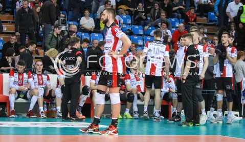  23.04.2017 RZESZOW<br />SIATKOWKA PLUSLIGA 2016/2017 MEN VOLLEYBALL POLAND POLISH PLUS LIGA LEAGUE SEASON 2016/2017 <br />MECZ  O 3. MIEJSCE - II MECZ<br />MECZ ASSECO RESOVIA RZESZOW - JASTRZEBSKI WEGIEL <br />N/Z ASSECO RESOVIA SMUTEK PORAZKA PRZEGRANA 4. MIEJSCE<br /> 