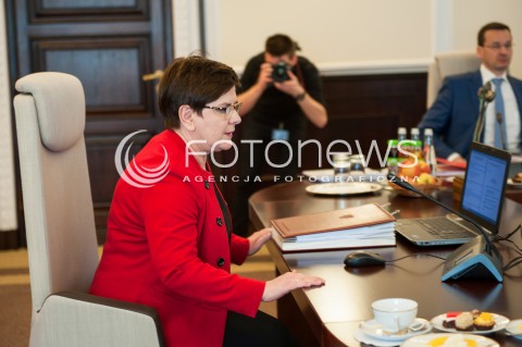  25.11.2017 WARSZAWA <br />POSIEDZENIE RADY MINISTROW <br />N/Z PREMIER BEATA SZYDLO<br /> 