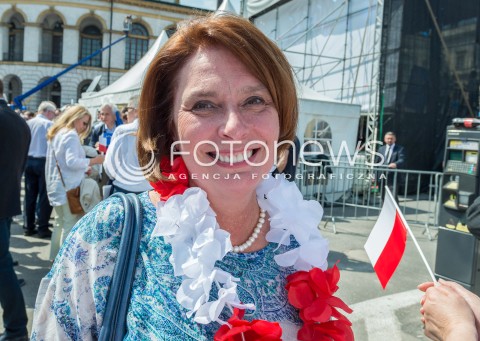  06.05.2017 WARSZAWA<br />MARSZ WOLNOSCI<br />N/Z MALGORZATA KIDAWA BLONSKA<br /> 
