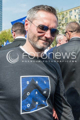  06.05.2017 WARSZAWA<br />MARSZ WOLNOSCI<br />N/Z JAROSLAW WALESA<br /> 