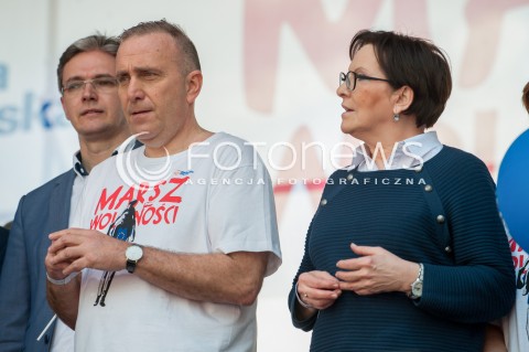  06.05.2017 WARSZAWA<br />MARSZ WOLNOSCI<br />N/Z GRZEGORZ SCHETYNA EWA KOPACZ<br /> 