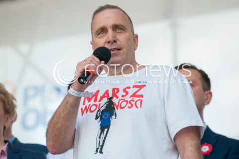  06.05.2017 WARSZAWA<br />MARSZ WOLNOSCI<br />N/Z GRZEGORZ SCHETYNA<br /> 