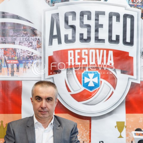  11.05.2017 RZESZOW <br />SIATKOWKA <br />PREZENTACJA NOWEGO TRENERA ASSECO RESOVII RZESZOW NA SEZON 2017/2018<br />N/Z ROBERTO SERNIOTTI ( NOWY TRENER ) <br /> 