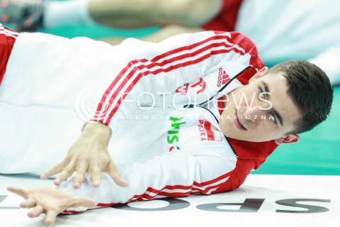  20.05.2017 KATOWICE <br />SIATKOWKA MEZCZYZN <br />ALEJA GWIAZD SIATKOWKI<br />MECZ TOWARZYSKI POLSKA - IRAN<br />N/Z LUKASZ KACZMAREK SYLWETKA <br /> 