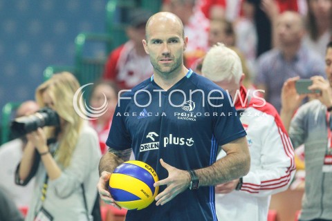  20.05.2017 KATOWICE <br />SIATKOWKA MEZCZYZN <br />ALEJA GWIAZD SIATKOWKI<br />MECZ TOWARZYSKI POLSKA - IRAN<br />N/Z PIOTR PIETRZAK SYLWETKA <br /> 