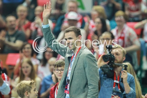  20.05.2017 KATOWICE <br />SIATKOWKA MEZCZYZN <br />ALEJA GWIAZD SIATKOWKI<br />MECZ TOWARZYSKI POLSKA - IRAN<br />N/Z MARIUSZ WLAZLY <br /> 