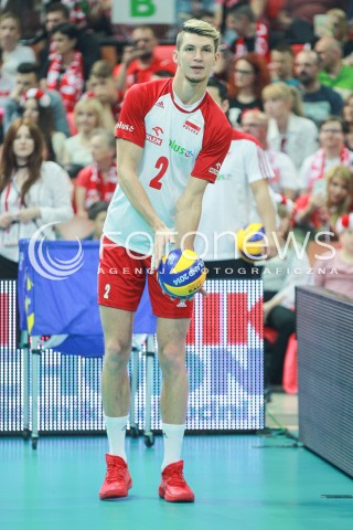  20.05.2017 KATOWICE <br />SIATKOWKA MEZCZYZN <br />ALEJA GWIAZD SIATKOWKI<br />MECZ TOWARZYSKI POLSKA - IRAN<br />N/Z MACIEJ MUZAJ SYLWETKA <br /> 