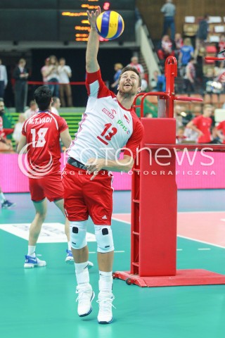  20.05.2017 KATOWICE <br />SIATKOWKA MEZCZYZN <br />ALEJA GWIAZD SIATKOWKI<br />MECZ TOWARZYSKI POLSKA - IRAN<br />N/Z MICHAL KUBIAK SYLWETKA <br /> 