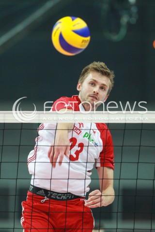  20.05.2017 KATOWICE <br />SIATKOWKA MEZCZYZN <br />ALEJA GWIAZD SIATKOWKI<br />MECZ TOWARZYSKI POLSKA - IRAN<br />N/Z MATEUSZ BIENIEK SYLWETKA ATAK <br /> 