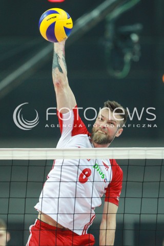  20.05.2017 KATOWICE <br />SIATKOWKA MEZCZYZN <br />ALEJA GWIAZD SIATKOWKI<br />MECZ TOWARZYSKI POLSKA - IRAN<br />N/Z ANDRZEJ WRONA SYLWETKA ATAK <br /> 