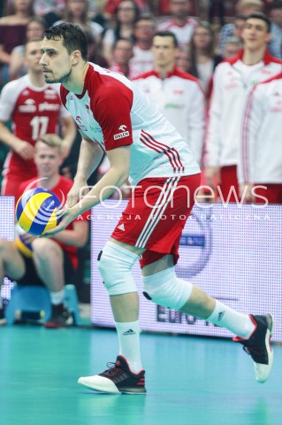  20.05.2017 KATOWICE <br />SIATKOWKA MEZCZYZN <br />ALEJA GWIAZD SIATKOWKI<br />MECZ TOWARZYSKI POLSKA - IRAN<br />N/Z FABIAN DRZYZGA SYLWETKA <br /> 