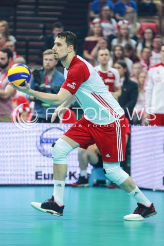  20.05.2017 KATOWICE <br />SIATKOWKA MEZCZYZN <br />ALEJA GWIAZD SIATKOWKI<br />MECZ TOWARZYSKI POLSKA - IRAN<br />N/Z FABIAN DRZYZGA SYLWETKA <br /> 