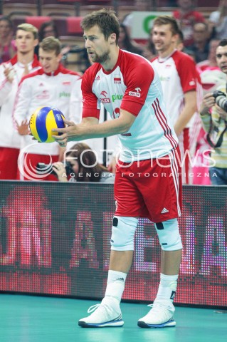  20.05.2017 KATOWICE <br />SIATKOWKA MEZCZYZN <br />ALEJA GWIAZD SIATKOWKI<br />MECZ TOWARZYSKI POLSKA - IRAN<br />N/Z MICHAL KUBIAK SYLWETKA<br /> 