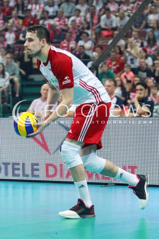  20.05.2017 KATOWICE <br />SIATKOWKA MEZCZYZN <br />ALEJA GWIAZD SIATKOWKI<br />MECZ TOWARZYSKI POLSKA - IRAN<br />N/Z FABIAN DRZYZGA SYLWETKA<br /> 