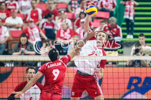  20.05.2017 KATOWICE <br />SIATKOWKA MEZCZYZN <br />ALEJA GWIAZD SIATKOWKI<br />MECZ TOWARZYSKI POLSKA - IRAN<br />N/Z MATEUSZ BIENIEK<br /> 