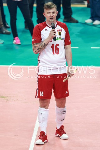  20.05.2017 KATOWICE <br />SIATKOWKA MEZCZYZN <br />ALEJA GWIAZD SIATKOWKI<br />MECZ TOWARZYSKI POLSKA - IRAN<br />POZEGNANIE KRZYSZTOFA IGNACZAKA - OSTATNI MECZ W KADRZE POZEGNALNY MECZ<br />N/Z KRZYSZTOF IGNACZAK <br /> 