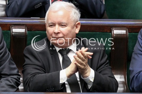  24.05.2017 WARSZAWA SEJM<br />POSIEDZENIE SEJMU RP<br />N/Z JAROSLAW KACZYNSKI<br /> 
