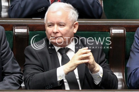  24.05.2017 WARSZAWA SEJM<br />POSIEDZENIE SEJMU RP<br />N/Z JAROSLAW KACZYNSKI<br /> 