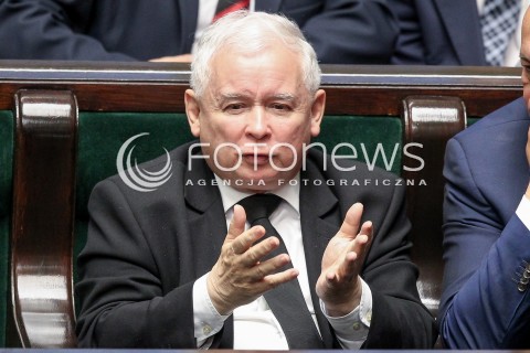  24.05.2017 WARSZAWA SEJM<br />POSIEDZENIE SEJMU RP<br />N/Z JAROSLAW KACZYNSKI<br /> 