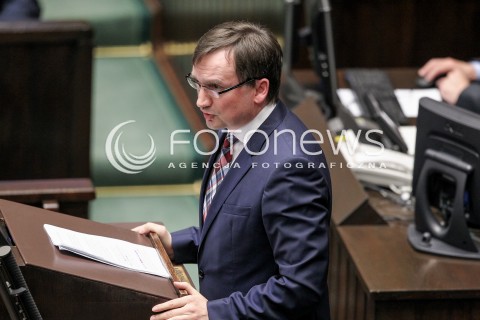  24.05.2017 WARSZAWA SEJM<br />POSIEDZENIE SEJMU RP<br />N/Z ZBIGNIEW ZIOBRO<br /> 